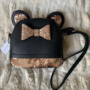 Minnie Mouse Inspired Crossbody